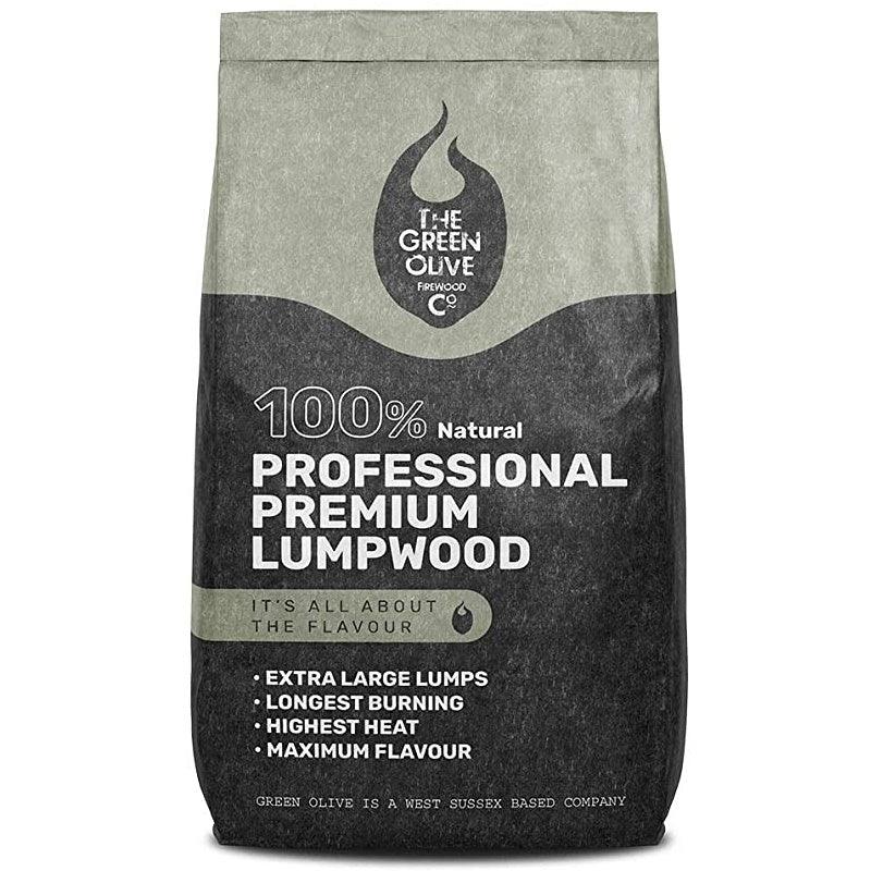 10kg Premium Professional Lumpwood Charcoal by Green Olive